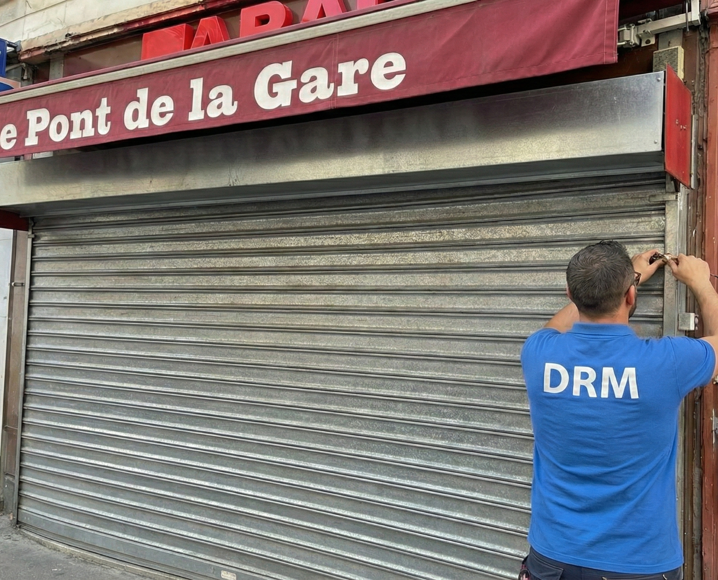 Dépannage rideau métallique Nice