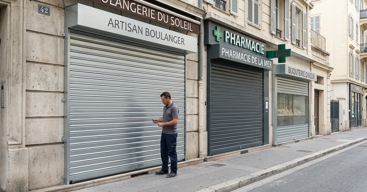 Budget Installation Rideau Métallique Commerce Nice 2026