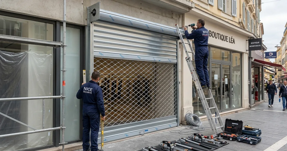 Délai Rideau Métallique Commerce Nice 2026 : Chronologie Réelle
