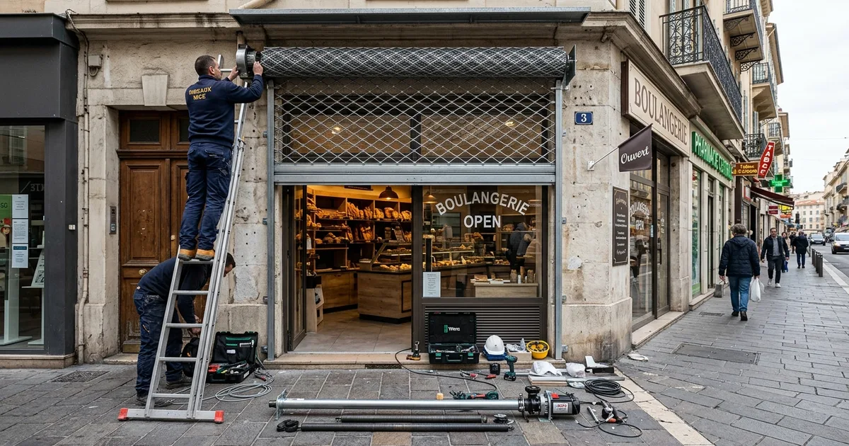 Grille, Rideau ou Store Métallique à Nice : Comparatif Commerce 2026