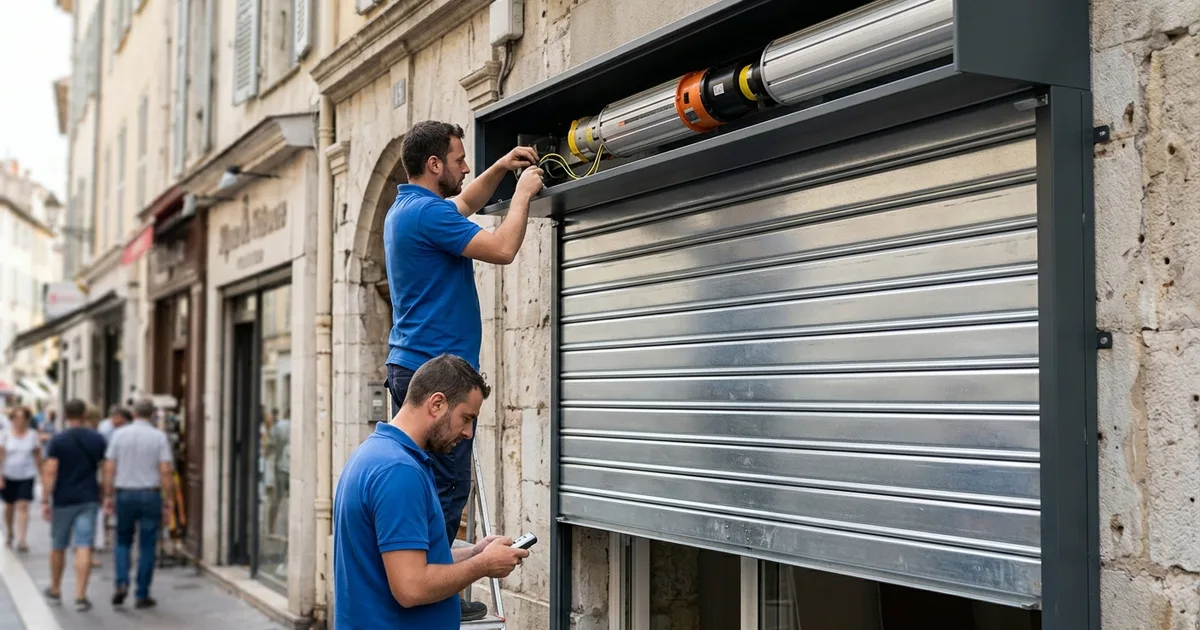 Sécurité Connectée : L'Innovation des Rideaux Métalliques à Nice en 2026