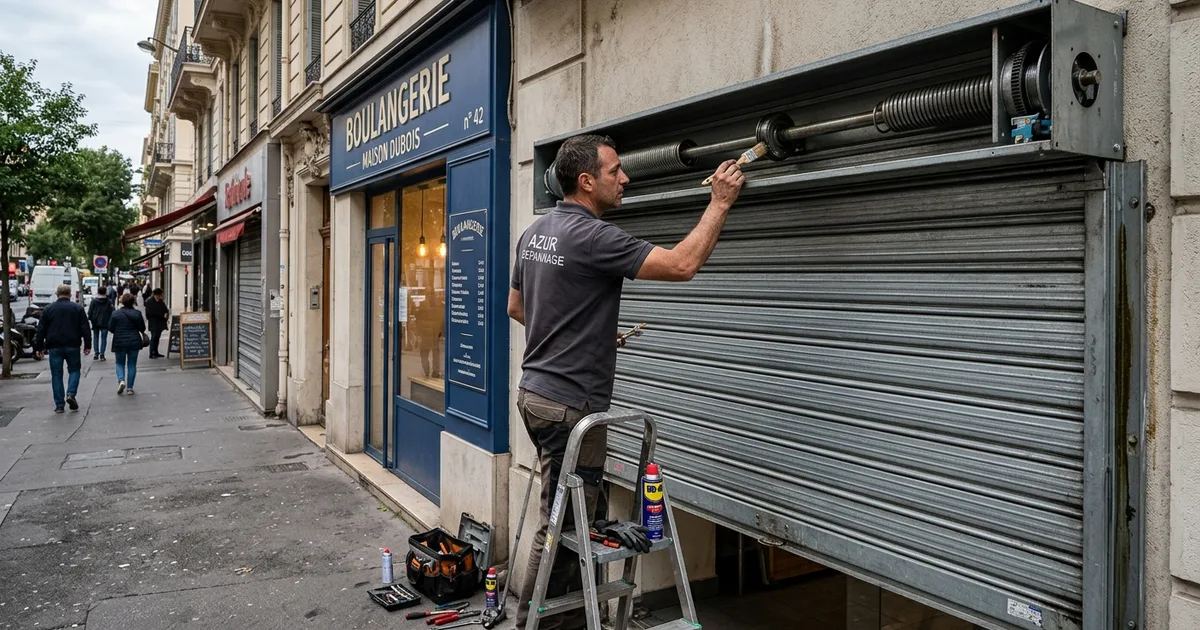 Peinture Rideau Métallique Commerce Nice 2026 : Étude Terrain