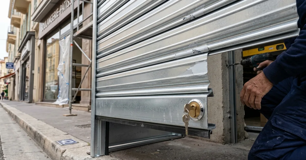 Rideaux Métalliques Anti-Effraction à Nice : Dossier 2026