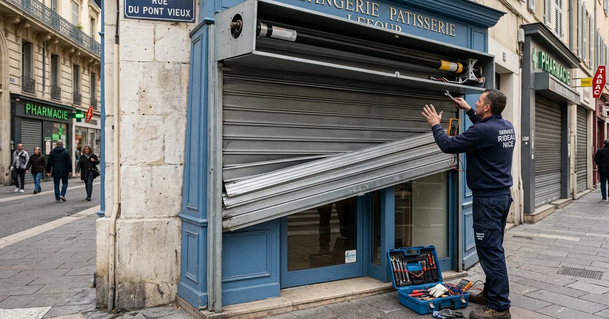 Rideau Métallique Bruyant à Nice : Causes & Solutions 2026
