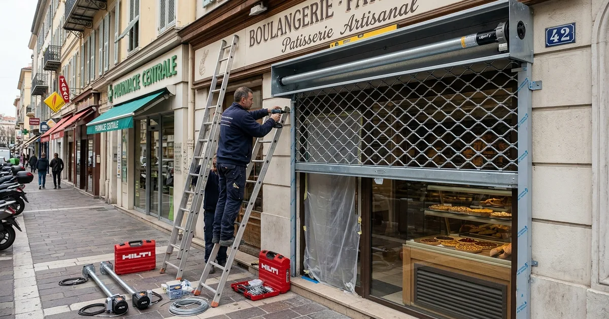 Rideau Métallique Copropriété Nice : Du Syndic à la Pose 2026