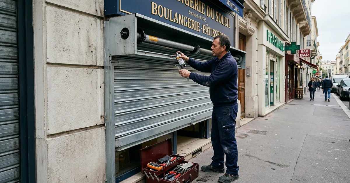 Rideau Métallique Rouillé à Nice : Diagnostic & Décision 2026