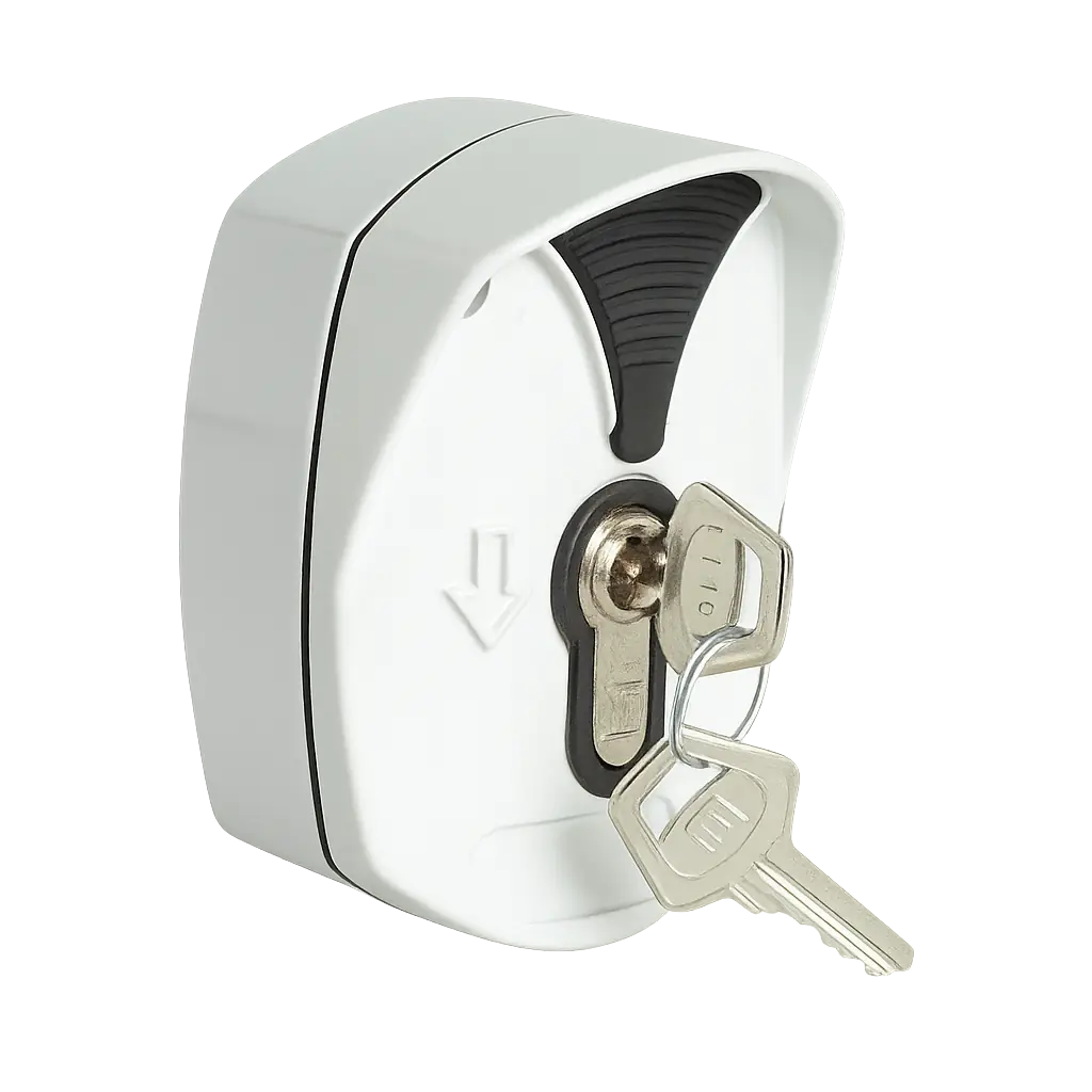 Boîtier à clé pour rideau métallique - Dépannage et installation à Nice - DRM Nice