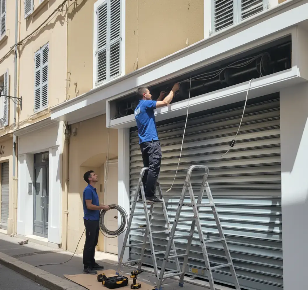 Motorisation rideau métallique - Automatisation à Nice - DRM Nice