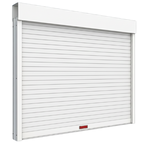 Rideau métallique lames pleines gris - Installation rideau métallique à Nice - DRM Nice